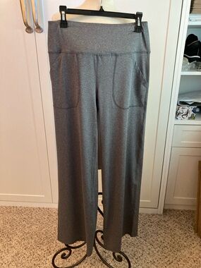 N.Y.L. wide leg athletic pants with pockets